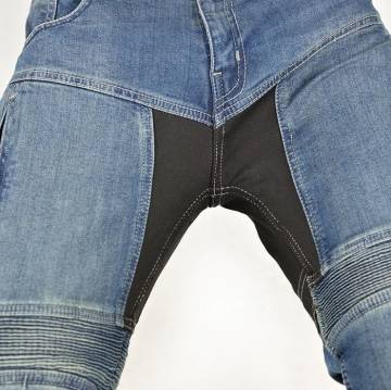 Blugi Moto Scurți cu Kevlar TRILOBITE PARADO · Albastru  - 10