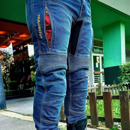 Blugi Moto Scurți cu Kevlar TRILOBITE PARADO · Albastru  - 8