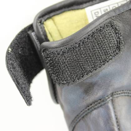 Mănuși Moto din Piele TRILOBITE CAFE · Negru  - 6