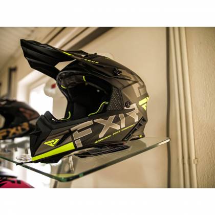 Cască Enduro - Cross - Snowmobil FXR RACING HELIUM RIDE CO 21 · Negru / Verde Fluo  - 5