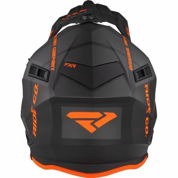Cască Enduro - Cross - Snowmobil FXR RACING HELIUM RIDE CO 21 · Negru / Portocaliu Fluo  - 4