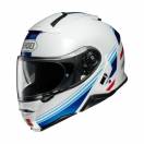 Cască Moto Flip-Up SHOEI NEOTEC-II SEPARATOR TC-10 · Alb / Albastru / Roșu