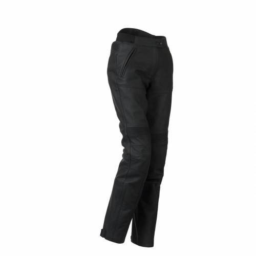 Pantaloni Moto Damă din Piele BERING LADY SERUM · Negru 