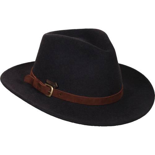 Pălărie Cowboy din Lână WILD WEST MONTERO ANTHRACITE · Negru 