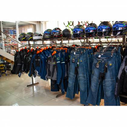 Blugi Moto Slim Fit cu Kevlar TRILOBITE PARADO · Albastru  - 8