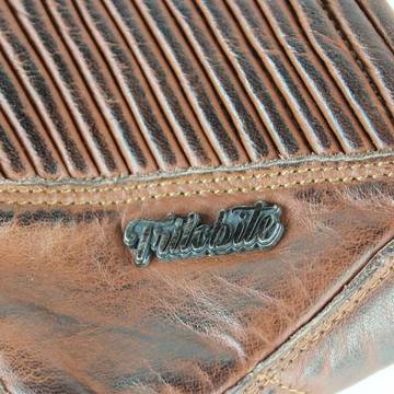 Mănuși Moto din Piele TRILOBITE CAFE · Maro  - 5