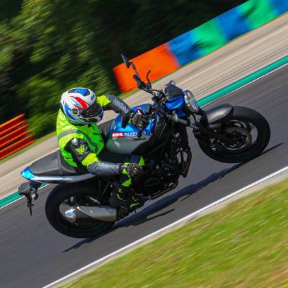 Geacă Moto din Piele SIXGEAR PHOENIX · Negru / Gri / Verde Fluo  - 7