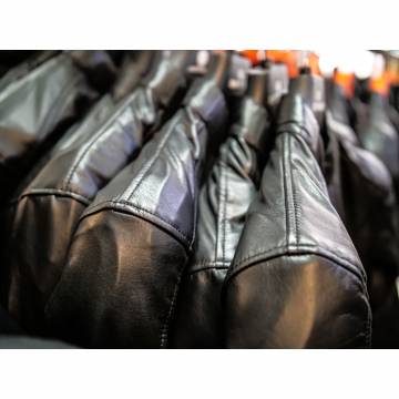 Geacă Moto de Vară din Piele Naturală SIXGEAR ORLANDO · Negru  - 7