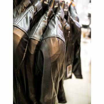 Geacă Moto de Vară din Piele Naturală SIXGEAR ORLANDO · Negru  - 12