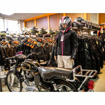 Geacă Moto Damă din Textil SIXGEAR ASTRID · Negru / Roz  - 14