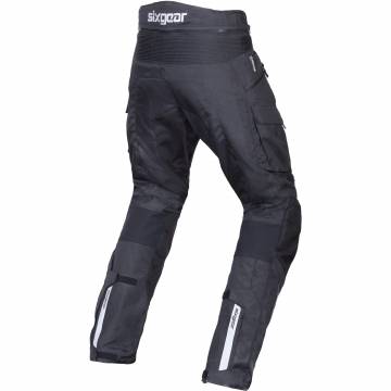 Pantaloni Moto din Textil SIXGEAR REVO · Negru  - 6