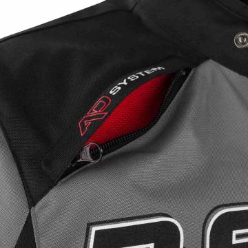 Geacă Moto din Textil BERING BARIO · Gri / Negru  - 7