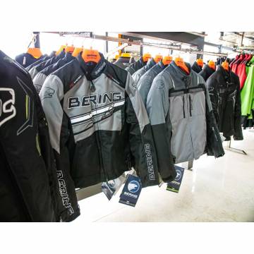 Geacă Moto din Textil BERING BARIO · Gri / Negru  - 9