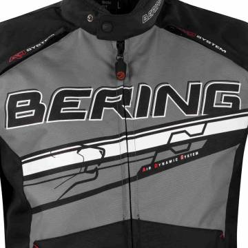 Geacă Moto din Textil BERING BARIO · Gri / Negru  - 5