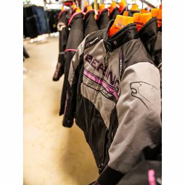 Geacă Moto Damă din Textil BERING LADY BARIO · Roz / Negru  - 11