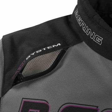 Geacă Moto Damă din Textil BERING LADY BARIO · Roz / Negru  - 8