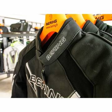 Geacă Moto din Piele & Textil BERING SKOPE · Negru  - 12