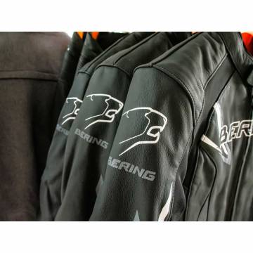 Geacă Moto din Piele & Textil BERING SKOPE · Negru  - 10