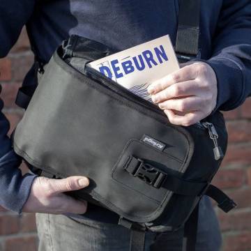 Geantă Moto Tip Poștaș KRIEGA SLING 8 Litri · Negru  - 5