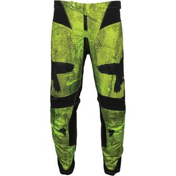 Pantaloni Enduro - Cross THOR PULSE HZRD · Verde / Negru  - 0