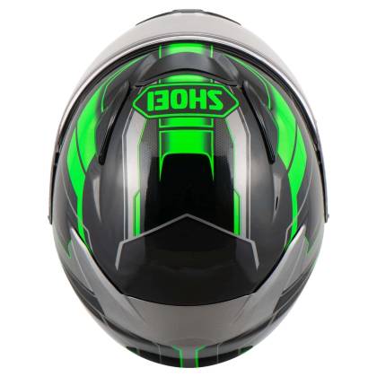 Cască Moto Integrală SHOEI NXR2 Prologue TC-4 · Negru / Verde / Gri  - 5