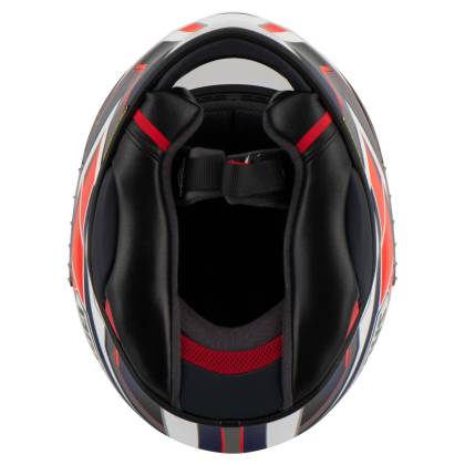 Cască Moto Integrală SHOEI NXR2 Prologue TC-10 · Alb / Roșu / Albastru  - 6