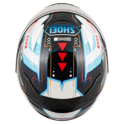 Cască Moto Integrală SHOEI NXR2 Arcane TC-10 · Negru / Alb / Albastru  - 4