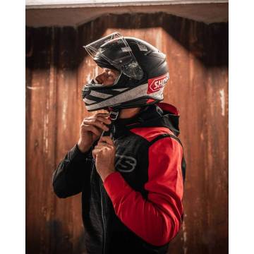 Cască Moto Integrală SHOEI NXR2 Scanner TC-5 · Negru / Alb / Roșu  - 4