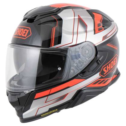 Cască Moto Integrală SHOEI GT-AIR II APERTURE TC-1 · Negru / Gri / Roșu  - 6