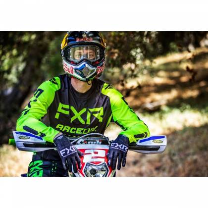 Tricou Enduro FXR RACING OFF-ROAD MX · Albastru / Portocaliu  - 5