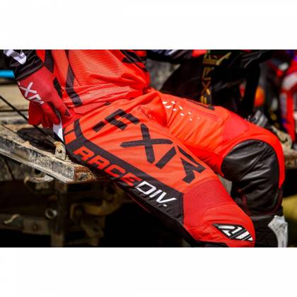 Pantaloni Enduro FXR RACING OFF-ROAD MX · Negru / Galben-Fluo  - 4