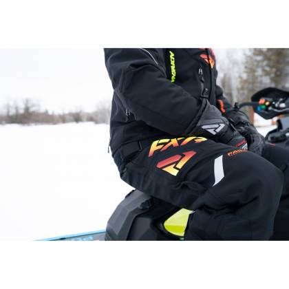 Pantaloni Snowmobil FXR RACING ADRENALINE F.A.S.T.  · Negru  - 3