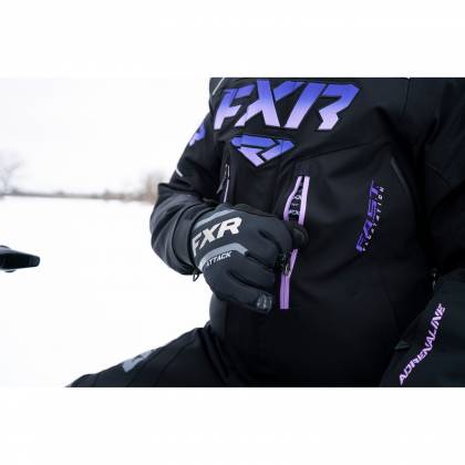 Geacă Snowmobil Damă FXR RACING ADRENALINE F.A.S.T. · Negru / Roz  - 6