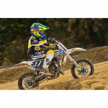 Pantaloni Enduro Copii FXR RACING PODIUM MX · Negru / Gri  - 5