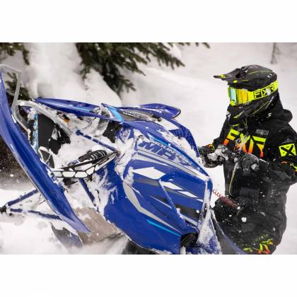 Cască Enduro - Cross - Snowmobil FXR RACING HELIUM RACE DIV · Negru / Portocaliu  - 6