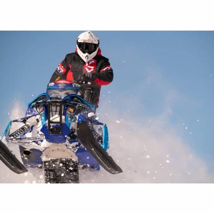 Cască Enduro - Cross - Snowmobil FXR RACING HELIUM PRIME 2022 · Alb / Gri  - 6