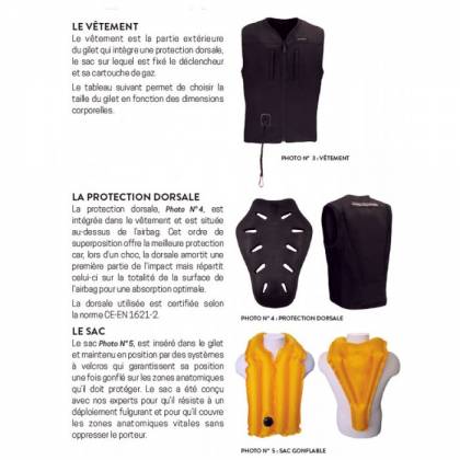 Vestă Protecție Airbag Moto - BERING C-PROTECT AIR · Negru  - 6