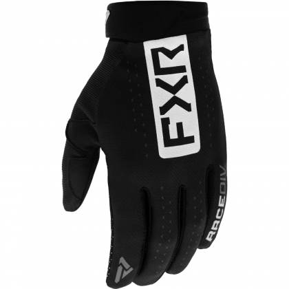 Mănuși Enduro Copii FXR RACING REFLEX MX · Negru / Alb  - 0