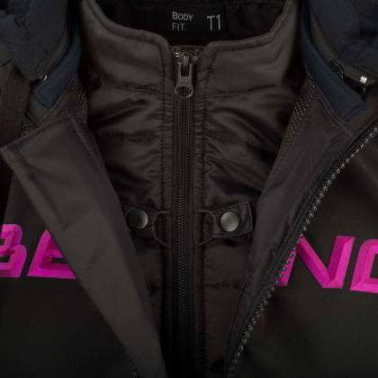 Geacă Moto Damă din Textil BERING LADY DRIFT · Negru / Roz  - 4