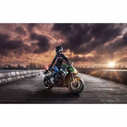 Geacă Moto Damă din Textil BERING LADY DRIFT · Negru / Roz  - 7