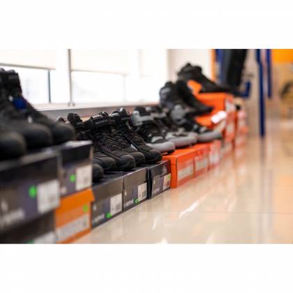 Ghete Moto Damă din Piele & Textil BERING LADY TIGER · Negru / Roz  - 4