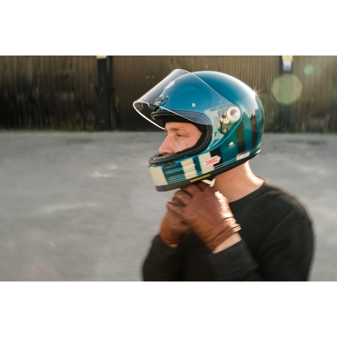 Cască Moto Integrală SHOEI GLAMSTER RESSURECTION TC-10 · Alb / Roșu / Albastru  - 5