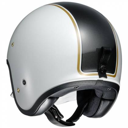 Cască Moto Open-Face SHOEI J.O CARBURETTOR TC-6 · Alb / Negru / Auriu  - 10
