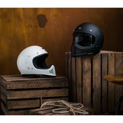 Cască Moto Dual-Sport Vintage SHOEI EX-ZERO · Negru Mat  - 4