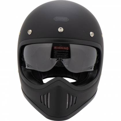 Cască Moto Dual-Sport Vintage SHOEI EX-ZERO · Negru Mat  - 9