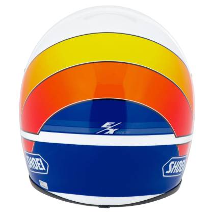 Cască Moto Dual-Sport Vintage SHOEI EX-ZERO EQUATION TC-2 · Alb / Portocaliu / Roșu / Albastru  - 6