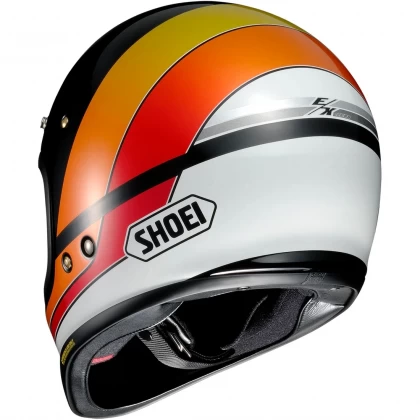 Cască Moto Dual-Sport Vintage SHOEI EX-ZERO EQUATION TC-10 · Negru / Portocaliu / Roșu / Alb  - 11