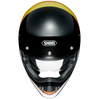 Cască Moto Dual-Sport Vintage SHOEI EX-ZERO EQUATION TC-10 · Negru / Portocaliu / Roșu / Alb  - 10