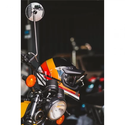 Cască Moto Dual-Sport Vintage SHOEI EX-ZERO EQUATION TC-10 · Negru / Portocaliu / Roșu / Alb  - 9