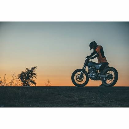 Cască Moto Dual-Sport Vintage SHOEI EX-ZERO XANADU TC-5 · Negru / Alb  - 16